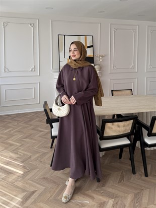 Breeze Gömlekli Elbise Mürdüm (1910)