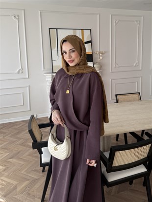 Breeze Gömlekli Elbise Mürdüm (1910)