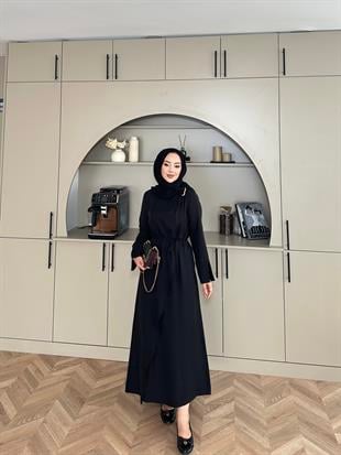 Candy Broşlu Elbise Siyah