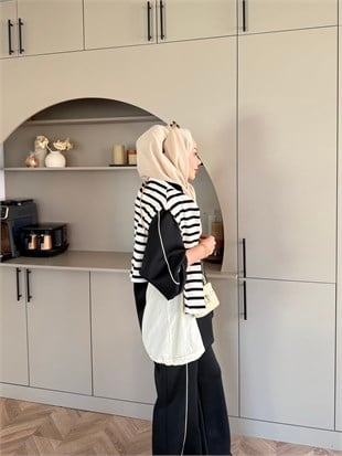 Carlot Fermuarlı Scuba Pantolonlu Takım Siyah (4581)