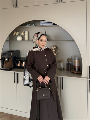 Carmen Cupra Etekli Takım Acı Kahve (4431)