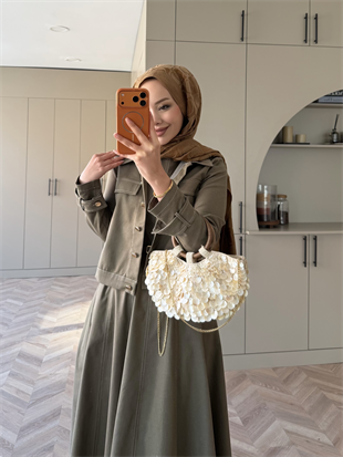 Ceketli Kot Elbise Takım Haki (4065)