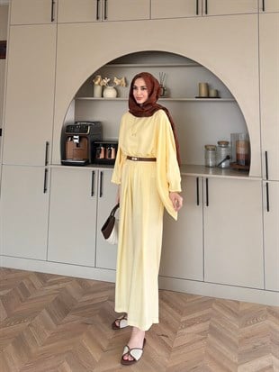 Chaos Asimetrik Pantolonlu Takım Butteryellow (4535)