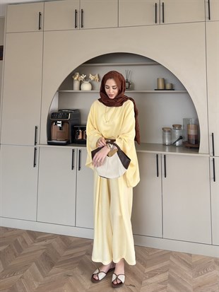 Chaos Asimetrik Pantolonlu Takım Butteryellow (4535)
