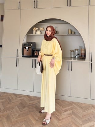 Chaos Asimetrik Pantolonlu Takım Butteryellow (4535)