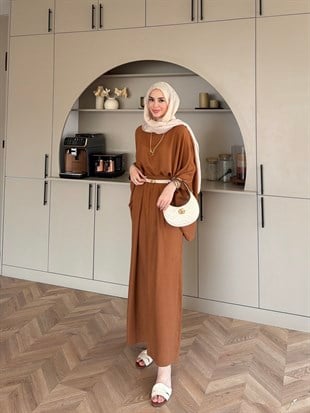 Chaos Asimetrik Pantolonlu Takım Camel (4535)