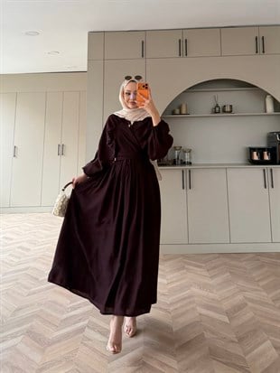 Chill Bağlamalı Etekli Takım Bordo (5736)