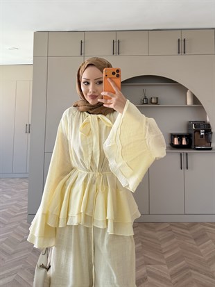 Choco Kat Kat Keten Takım ButterYellow (4477)