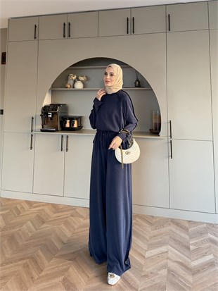 Claris Oysh Pantolonlu Takım Lacivert (4549)