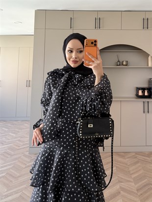 Code Kat Kat Puantiyeli Etekli Takım (2024)