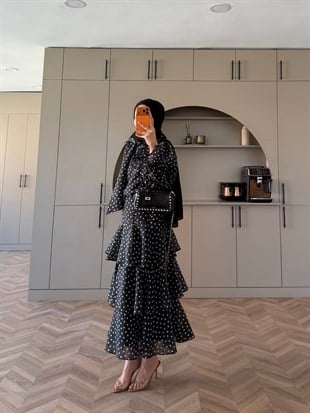 Code Kat Kat Puantiyeli Etekli Takım (2024)