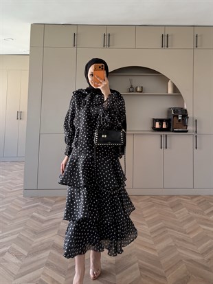 Code Kat Kat Puantiyeli Etekli Takım (2024)