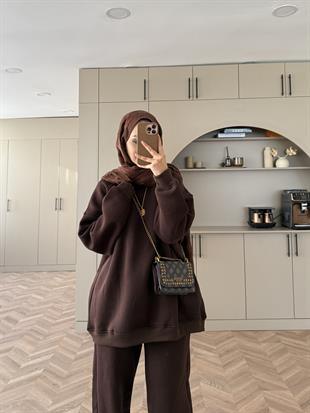 Cole Üç İplik Takım Acı Kahve