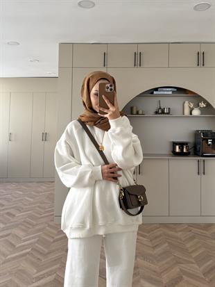 Cole Üç İplik Takım Beyaz