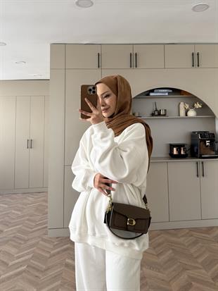 Cole Üç İplik Takım Beyaz