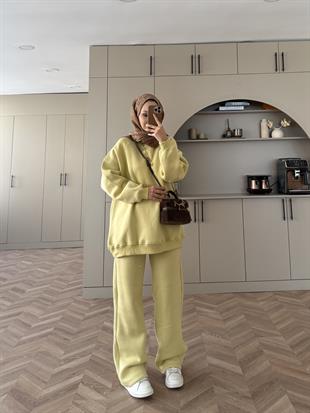 Cole Üç İplik Takım Sarı