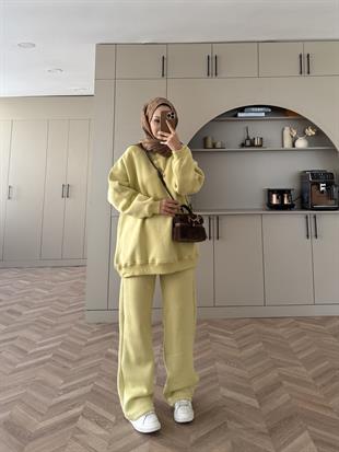 Cole Üç İplik Takım Sarı