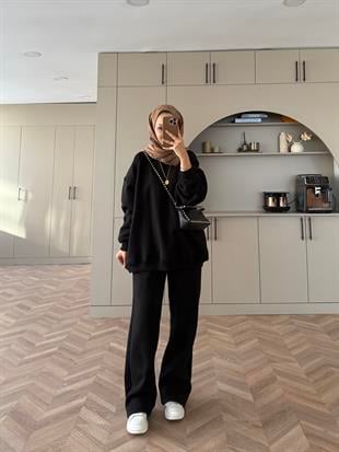 Cole Üç İplik Takım Siyah