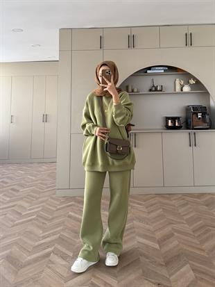 Cole Üç İplik Takım Yeşil 