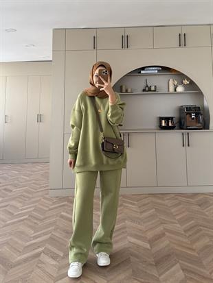 Cole Üç İplik Takım Yeşil 