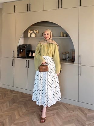 Creamy Yarasa Kollu Yağ Yeşili (3026)
