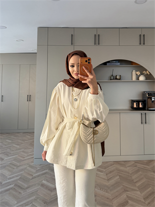 Daily Düğmeli Cupra Takım Ekru (2238)