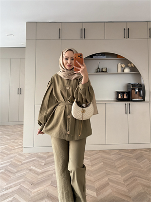 Daily Düğmeli Cupra Takım Haki (2238)