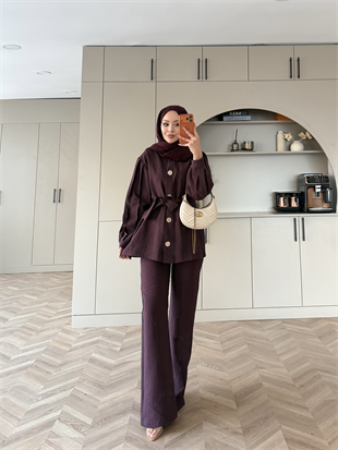 Daily Düğmeli Cupra Takım Mürdüm (2238)