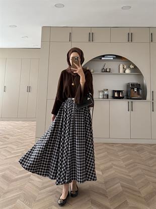 Dali Ekose Etek Koyu Lacivert 10