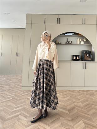 Dali Ekose Etek Siyah-Bej 01