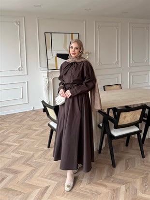 Dalites Etekli Takım Kahverengi 