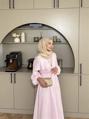 Dean Elbise Toz Pembe