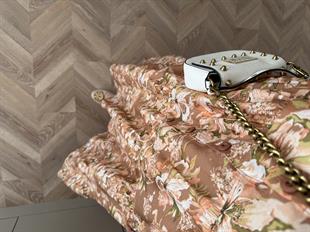 Defne Pamuk Vual Elbise Kahve