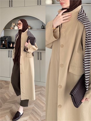Delora Uzun Trenç Camel (4570)