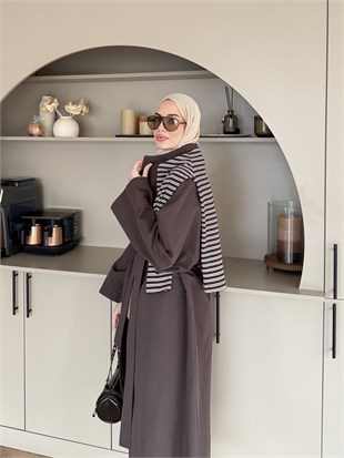 Delora Uzun Trenç Kahve (4570)