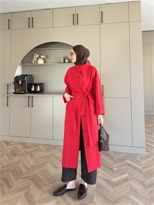Delora Uzun Trenç Kırmızı (4570)