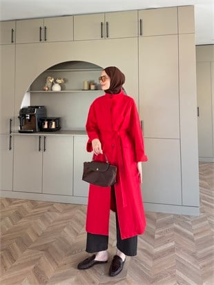 Delora Uzun Trenç Kırmızı (4570)