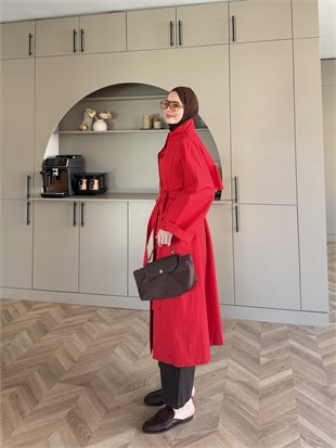 Delora Uzun Trenç Kırmızı (4570)