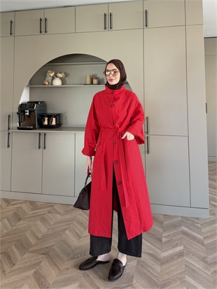 Delora Uzun Trenç Kırmızı (4570)