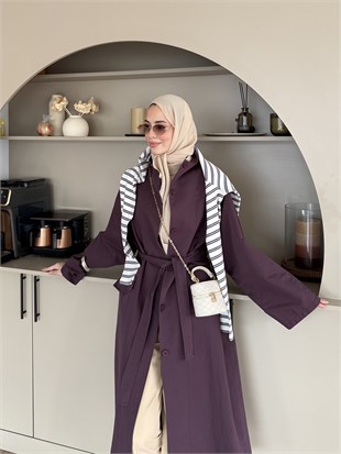 Delora Uzun Trenç Mürdüm (4570)