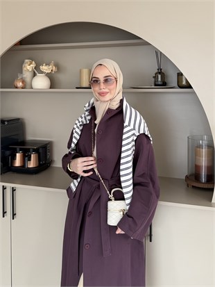 Delora Uzun Trenç Mürdüm (4570)