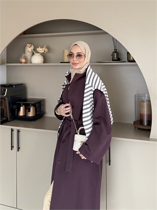 Delora Uzun Trenç Mürdüm (4570)