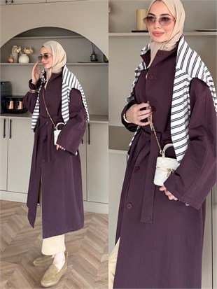 Delora Uzun Trenç Mürdüm (4570)