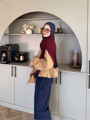 Derev Düğmeli Bomber Ceket Camel (4557)