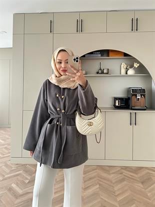 Diana Angora Kaban Gri