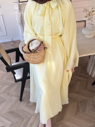 Dream Bağlamalı Elbise ButterYellow (1907)