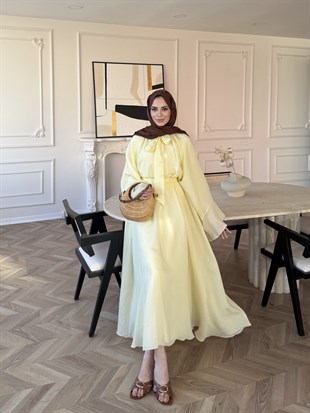 Dream Bağlamalı Elbise ButterYellow (1907)