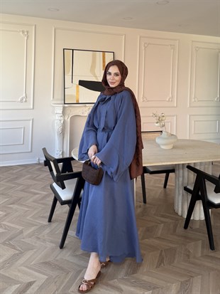 Dream Bağlamalı Elbise İndigo (1907)