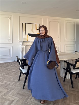 Dream Bağlamalı Elbise İndigo (1907)