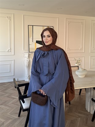 Dream Bağlamalı Elbise İndigo (1907)